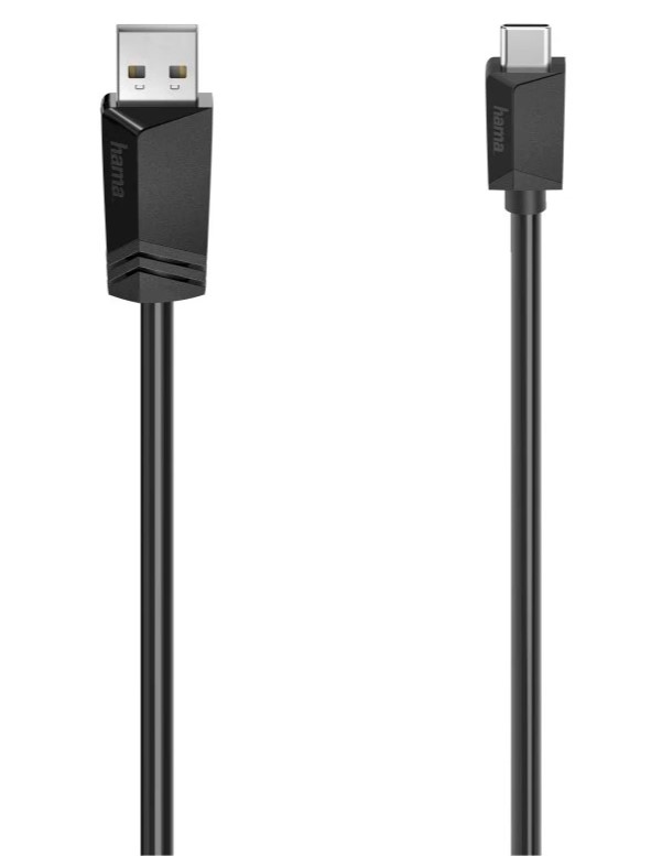Cable Hama 00200633 USB A a USB C 3 M negro
